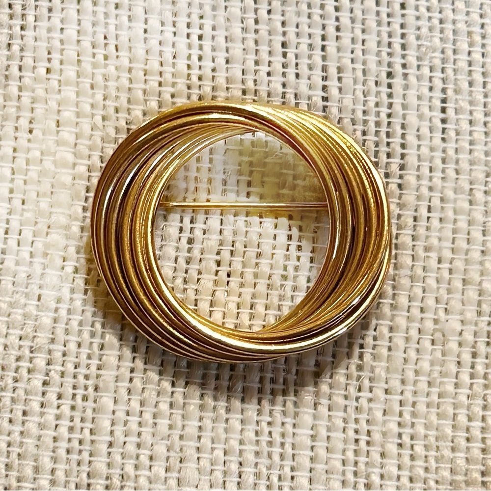 Napier Vintage Brooch - Circles! 0O*